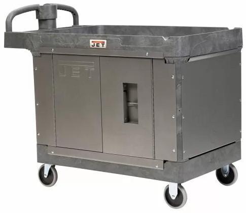  LOAD-N-LOCK Security Cart System with PUC-4325 Resin Utility Cart