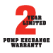 2 year pump exchange warranty